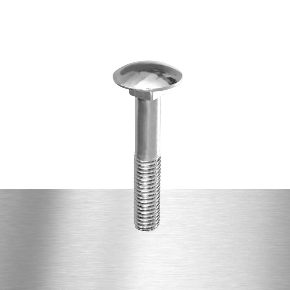 Clamp screw with nut | DIN 603/934 | ZnB