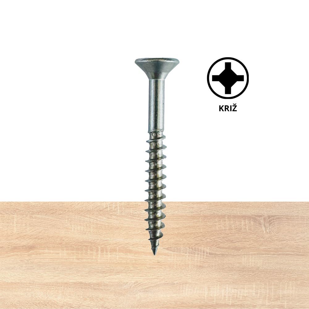 Wood screw INOX A2 - POZI