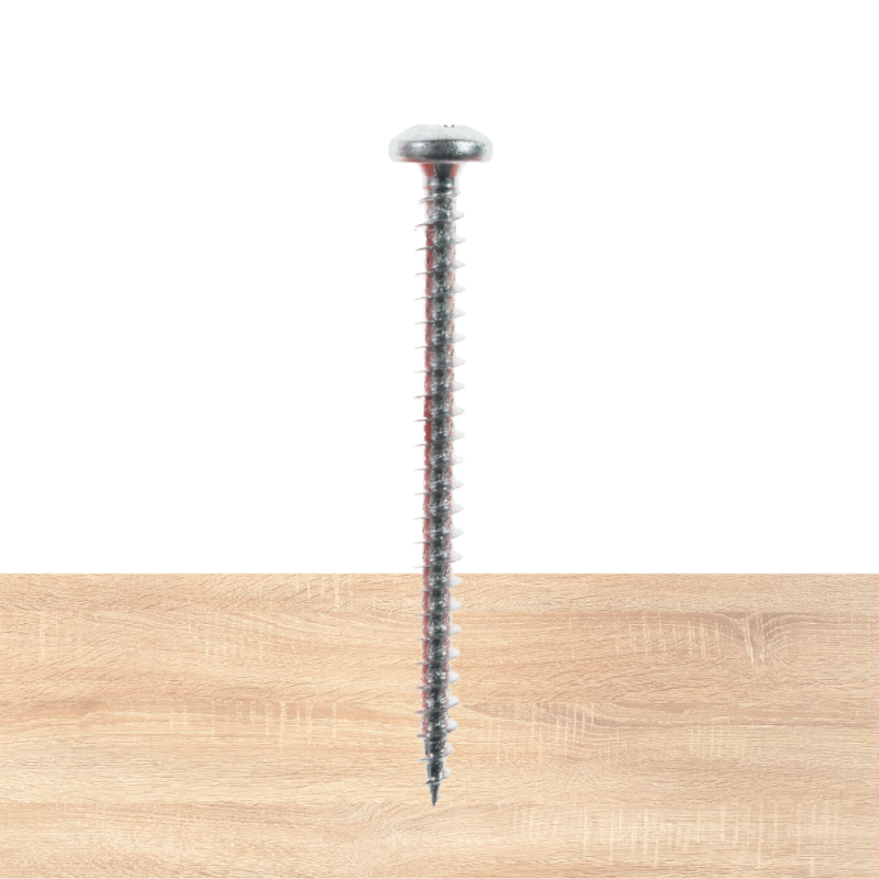 Wood screw IVER | PANHEAD | ZnB