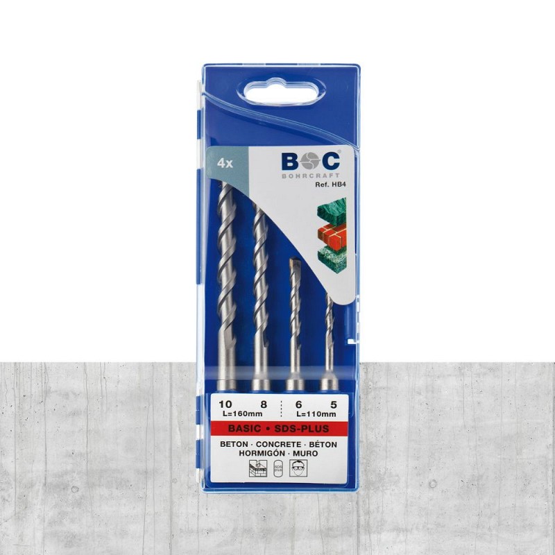 Sveder SDS-PLUS udarni 4-spirala ( X-TREME ) - SET ( plastičen )